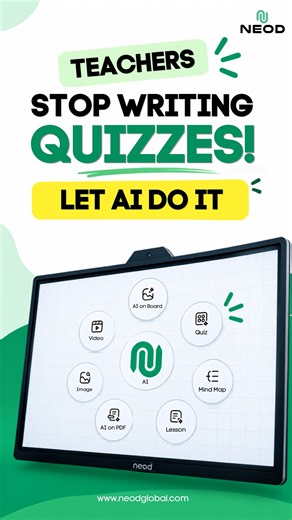 AI Quiz Generator for Teachers 🤯 | Neod AI Whiteboard #shorts