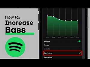 How To Increase the Bass in Spotify | BassBoost Settings