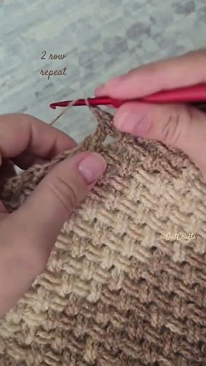 Celtic Weave Crochet Stitch #viral #crochettutorial #diy #knittingstitches #crocheting