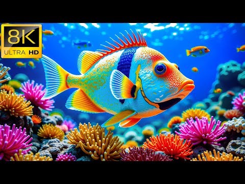 The Best 8K Aquarium 🐟 Explore the Stunning Underwater World and Beautiful Coral Reef Fish for Sleep