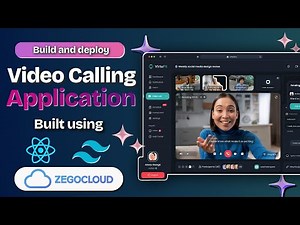 Build a stunning Video Calling Application with React , Tailwind & ZegoCloud