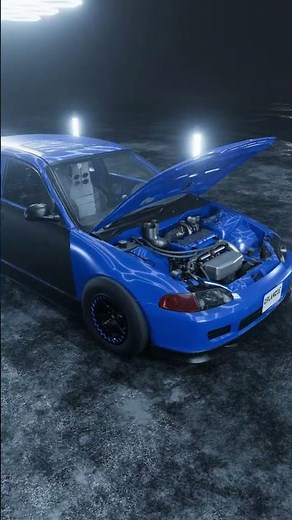 Honda Civic EG6 BeamNG | Before & After |