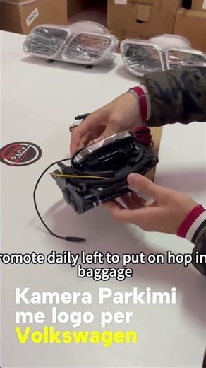 Upgrade your VW with a hidden logo reverse camera forOEM-stylelooks and crystal-clearreverse vision!