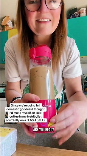 How to make iced coffee with the Nutribullet Portable Blender https://amzlink.to/az0n4GqJ0cvAA