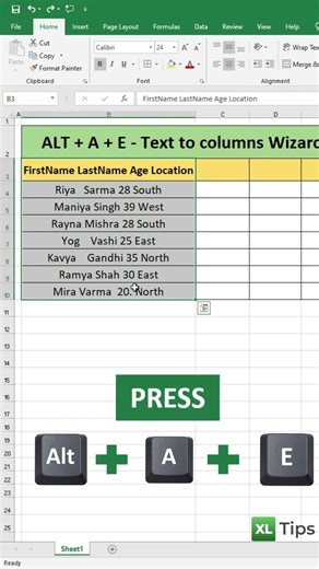 ALT + A + E in Excel | Clear Contents Shortcut | Excel Tips and Tricks