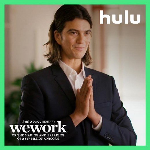 How do you lose $47 billion in six weeks? Let us count the ways. See the SXSW Official Selection, WeWork: or The Making and Breaking of a $47 Billion Unicorn, premiering April 2 on Hulu. | Hulu