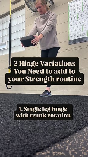 These are 2 hip hinge variations I’ve been using A LOT lately with my...
