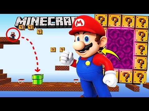 NIVEL TROLL 😂PORTAL A LA DIMENSIÓN DE MARIO MINECRAFT (SUPER MARIO) | DIMENSIONES #51