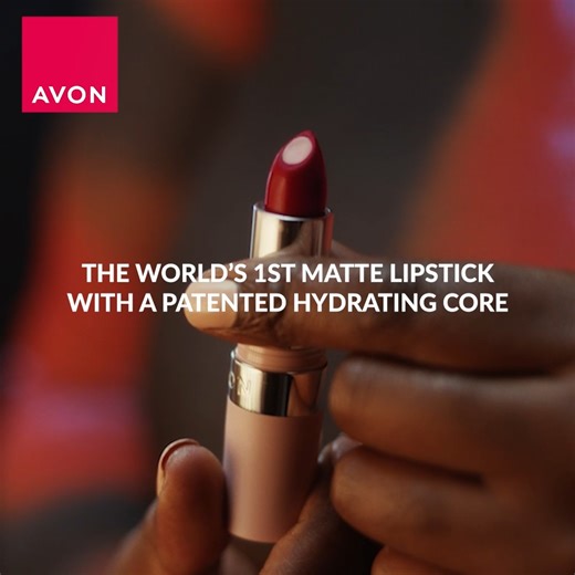 Unleash the intensity, lock in the moisture. That’s Avon #HydramaticLipstick. Bold, matte finish with a Patented Hydrating Core. | Avon Philippines