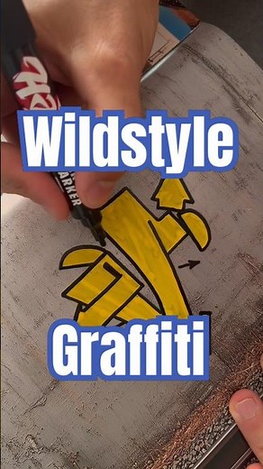 How to wildstyle graffiti with the Graffiti Book by simondee on Amazon #graffiti #streetart #graff