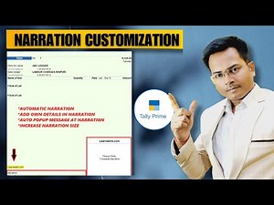Tally TDL Course - NARRATION CUSTOMIZATION | Tally TDL Tutorial ‪@LearnWell‬