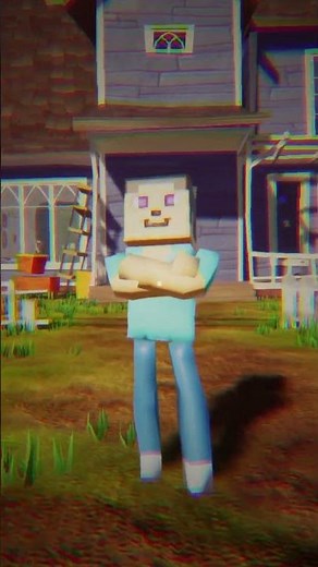 The Neighbor is Steve From Minecraft ??? Hello Neighbor Mods #helloneighbor