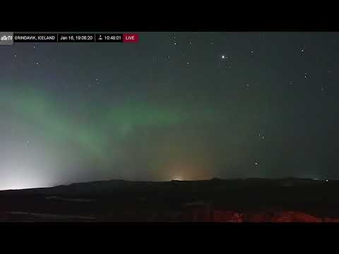 🔴 Live Now: Geomagnetic Storm Lights Up Iceland | Live Aurora in 4K