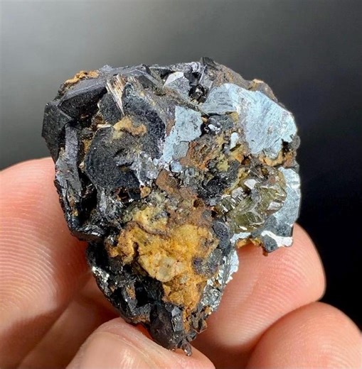 Natural Black Hematite With Rutail Combined Crystal From Baluchistan Mine Pakistan. 15 Grams - Etsy