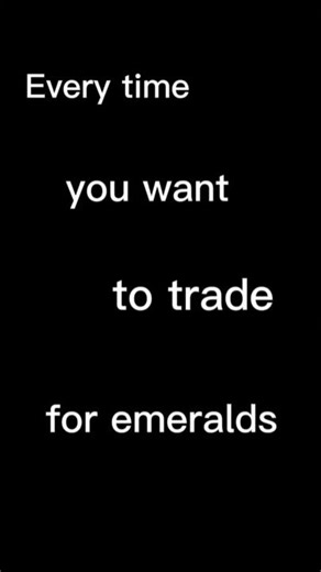 I Just Needed Emeralds #minecraft #funny #gaming