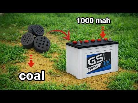 Never throw them away 😲 I keep using coal to revive the same car battery for 15 years 🔋