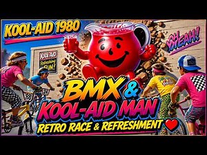 1980 Kool-Aid Commercial: BMX & Kool-Aid Man! Retro Race & Refreshment!❤️