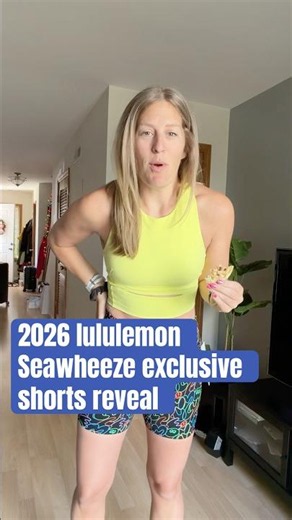 2026 lululemon Seawheeze shorts unboxing & reveal #running #lululemon #seawheeze