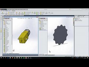 14 Assembler une roue et un moteur avec Solidworks. Utilisation de l'outil empreinte