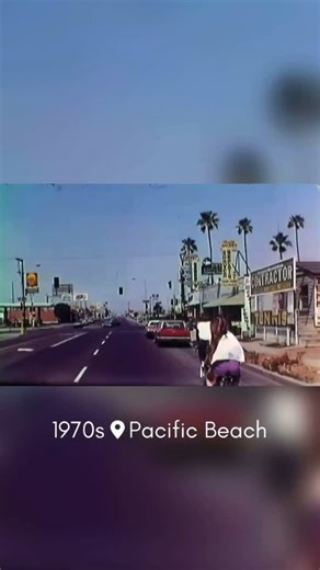 Pacific Beach Since 1887 on Instagram: "A drive down Garnet Ave in Pacific Beach in the 1970's ✨ #sandiego #1970s #1970something Video credit: San Diego City Clerk Archives @mike.stark"