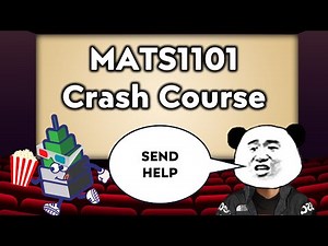 MATS1101 T3 Crash Course (MatSci Half)