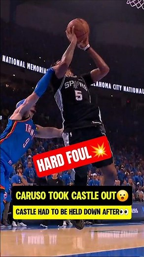 Caruso WAS NOT letting bro score😮