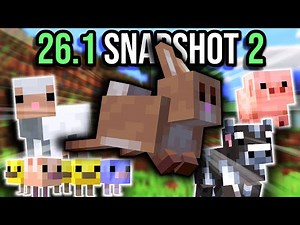 NEW BUNNIES AND BABY ANIMALS! - Minecraft 26.1 Snapshot 2