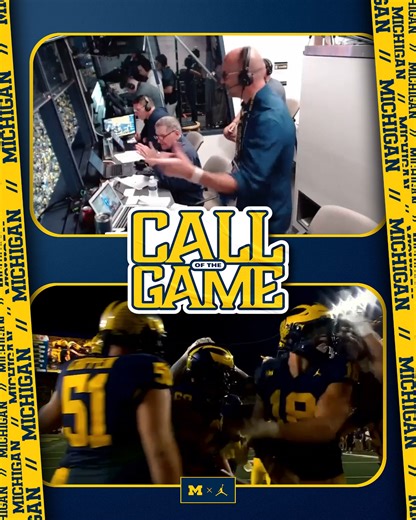When the big play was needed, Colston was there! 🎙️ Call of the Game vs Fresno St #GoBlue | Michigan Football