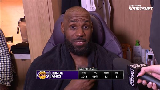 LeBron spoke about the back-and-forth finish, executing the final play but not getting the look they wanted, and the need to close quarters stronger. | Spectrum SportsNet