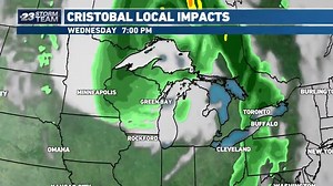 2.2K views | WEATHER PATTERN CHANGES AFTER CRISTOBAL: Temperatures now through Tuesday will be above normal. In fact, Monday's high temperatures look to get into the 90s and heat indices near 100°. However, the heat will be brief because once Cristobals remnants move into the midwest, a big difference in our weather pattern arrives. See a preview here! | WIFR TV | Facebook