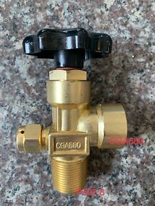 [Hot Item] Argon Helium Nitrogen Oxygen Gas Cylinder Valve Cga580 for Southeast Asia and South America Market