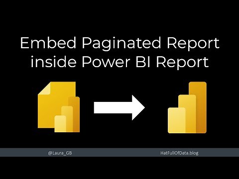 Embed Paginated inside a Power BI Report