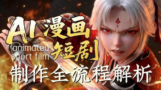 【AI动画】制作AI动画全流程！剧本+分镜+静帧+视频+配音+剪辑，保持人物一致性！手把手教你ComfyUI+豆包+即梦AI玩转AI短剧赛道