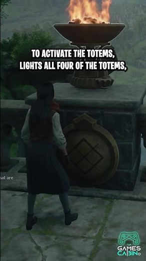 How To Solve The Fire Bridge Puzzle On Hogwarts Legacy #gaming #hogwartslegacy