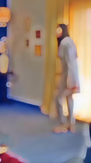 Captivating Indoor Fashion Walk: Light Dress Showcase