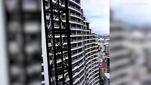 Horrifying moment woman fall to her death while taking a selfie