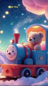 Teddy’s Cozy Train Ride 🚂✨ | Gentle Lullaby for Sleep and Sweet Dreams