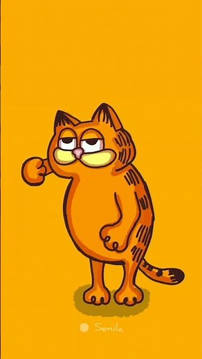 Garfield dancing to happy [Animation]