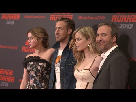Blade Runner 2049 Photocall | Ryan Gosling, Ana de Armas & Sylvia Hoeks at Arts Hotel