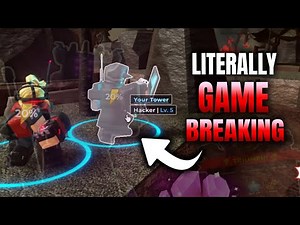 Solo Hardcore with Hacker (It's too OP) (TDS Roblox)