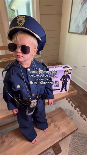 Creative Toddler Police Officer Costume Under $28