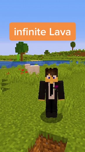 Unlimited Lava Creation Tutorial in Minecraft PE