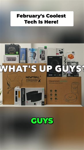Discover the coolest tech of February 2026 👀 From transforming smart chairs to robot vacuums and other next-level gadgets, this is a quick preview of everything featured in my latest Coolest Tech of the Month episode. 👉 Full video here: https://youtu.be/kyXVD1aEJS0 Which gadget caught your eye? 👇 #CoolestTech #TechShorts #Gadgets #SmartTech #RobotVacuum