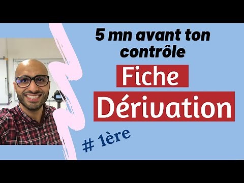 5 minutes avant ton contrôle - Fiche Dérivation