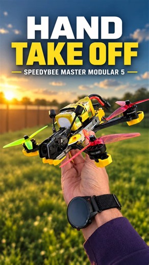 HAND LAUNCHING a 5-INCH FPV Drone 😳 | SpeedyBee Master Modular 5