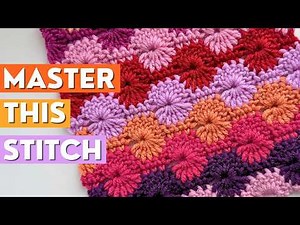 How to Crochet the Daisy Stitch in 15 Minutes 🌼 (aka Catherine Wheel)