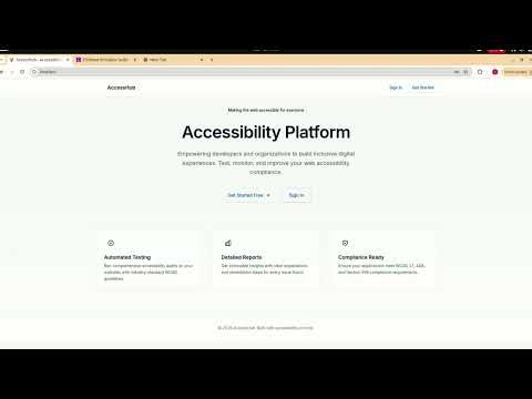 Accessibility Evaluation prototype | Vue 3, FastAPI, PostgreSQL, Playwright, axe-core