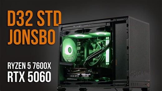 乔思伯D32 STD 高性价比 mATX游戏主机装机｜锐龙 5 7600X｜RTX 5060 超频版 | 作者：Replap
