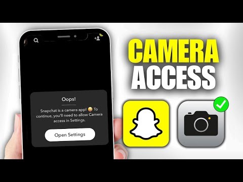 How To Allow Camera Access On Snapchat In iPhone