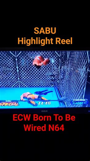 SABU Highlight Reel #1 - ECW Born To Be Wired N64 #ecw #90s #n64 #sabu